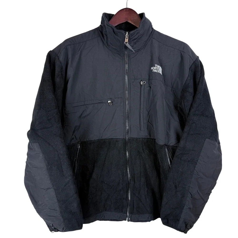The North Face Denali Jacket Mens Medium Black Polartec Fleece Gorpcore Outdoor